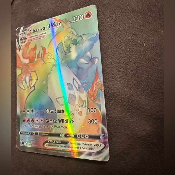 Pokmon cards Charizard Vmax shiny & rainbow rare (set of 2) Pokmon cards Charizard Vmax shiny & rainbow rare (set of 2)